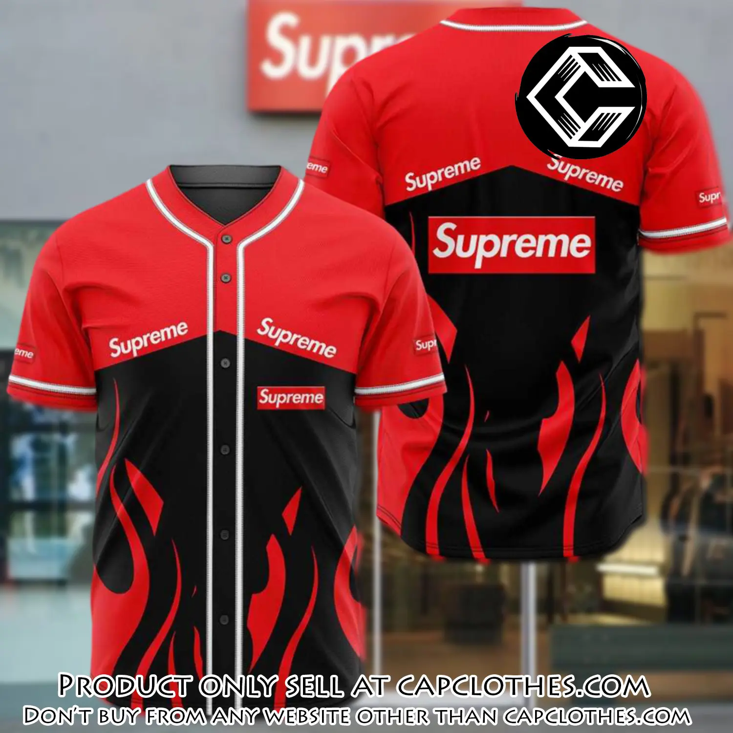 Supreme baseball jersey shirt luxury bjs1233 cc4154565